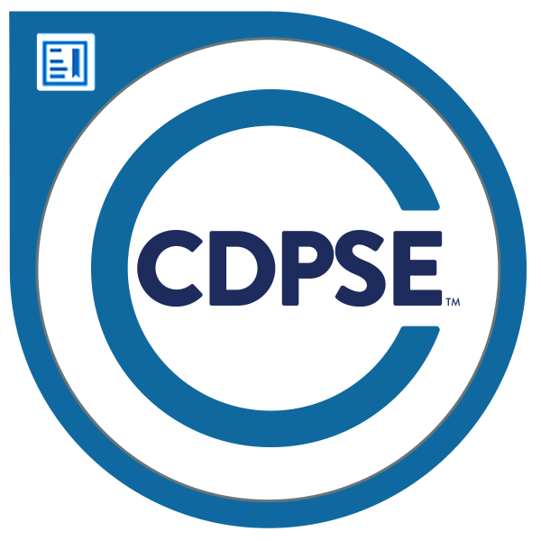 CDPSE certification badge